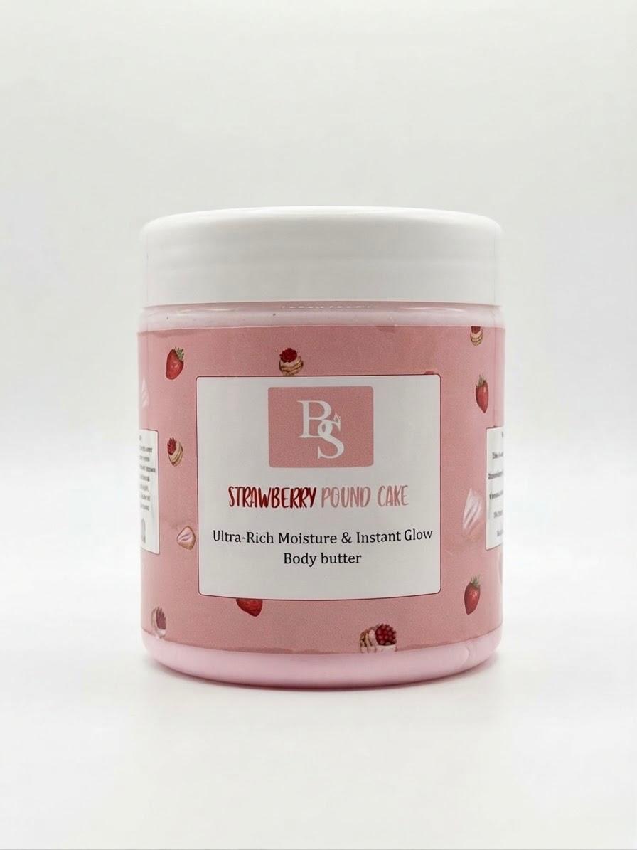 Strawberry pound cake