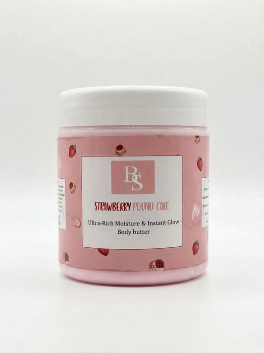 Strawberry pound cake