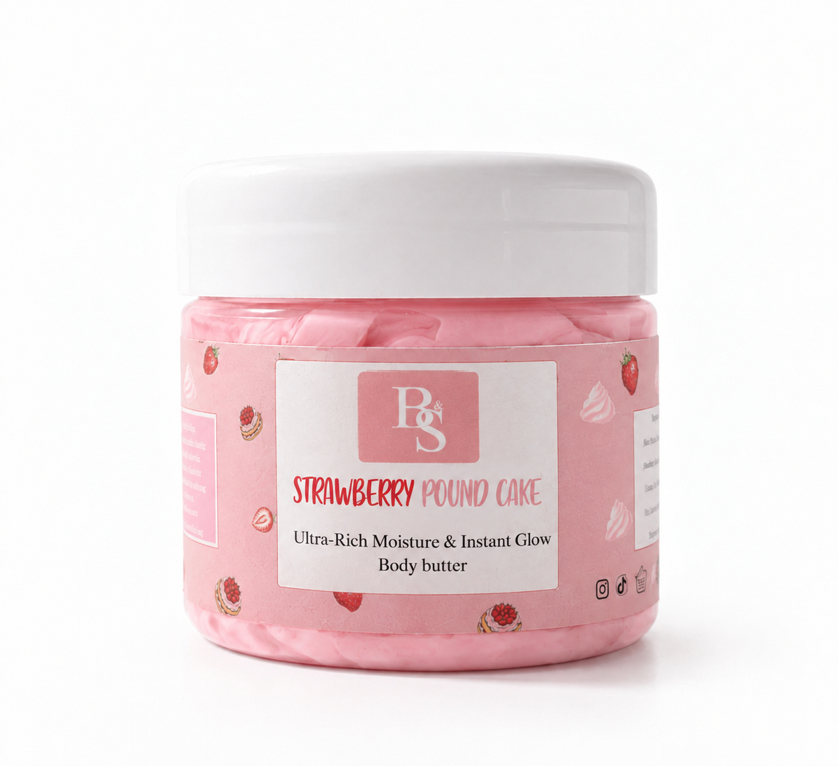 Strawberry pound cake
