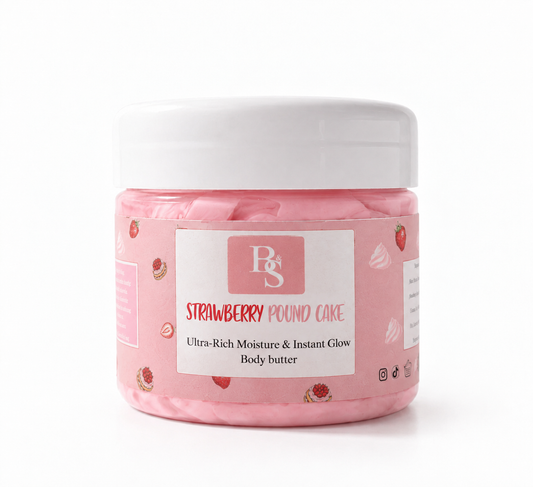 Strawberry pound cake